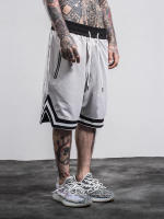 Shorts De Baloncesto Para Hombre Deporte Fitness Verano Malla Secado Rápido Pantalones Casuales Transpirables De Manga Corta - details 5