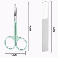 Kit De Pedicura Universal Para Hombres Y Mujeres Clipper De Uñas Ligero Y Portátil Con Herramientas De Arte De Uñas Verde Comb De 5 Piezas Acero Inoxidable - details 2