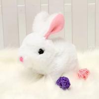 Muñeco De Peluche Eléctrico De Conejo Largo Juguete Interactivo Para Niños Simulación De Forma De Animal Pequeño Batería Regalo Favorito - details 3