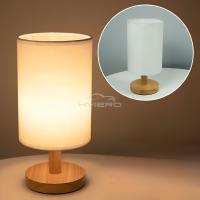 Lámpara Decorativa De Madera Sólida Con Telas LED USB 5V Luz Nocturna Ahorradora De Energía Para Lectura En La Mesa De Estudio De La Habitación - details 3