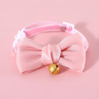 Collar De Princesa Para Gatos Y Perros Teddy Y Caniches En Veludo Con Borla Y Lazo De Perla Antigolpes Cadenita De Fantasía - details 4