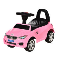 HOMCOM Coche Correpasillos para Niños de 18-36 Meses Andador Correpasillos con Faros Música Bocina Volante Espacio de Almacenaje y Asa para Empujar 63,5x28x36 cm Rosa - details 0