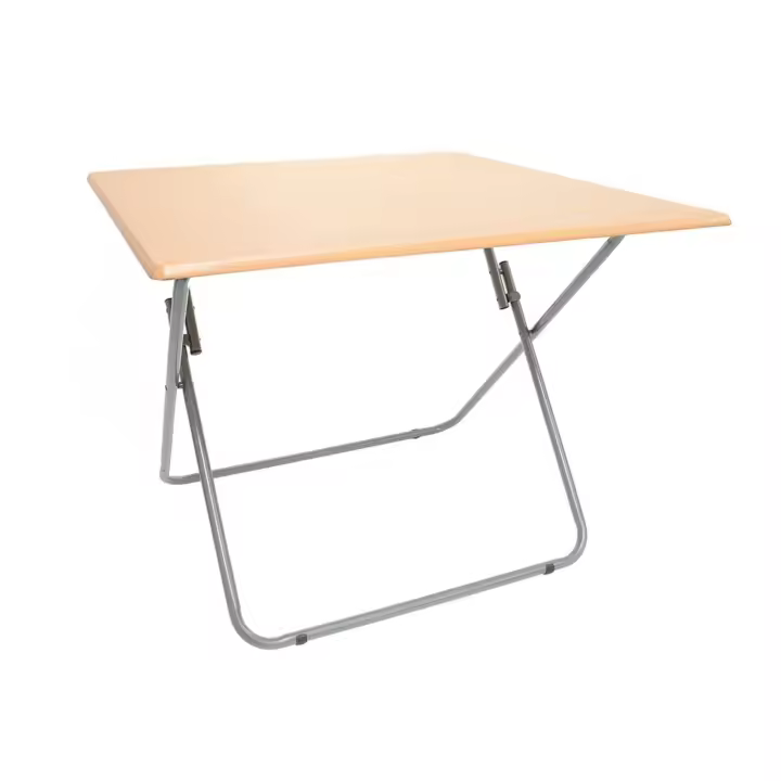 UD - Mesa Plegable Portátil de madera 90x90X72cm -Muy Facil de Llevar!-Ideal para Camping y Picnic - 1
