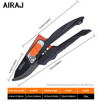 Tijeras De Jardín AIRAJ Para Podar Ramas Y Arreglo Floral Especializadas Herramienta De Podar Frutales Para El Jardín - details 4