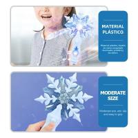 Varita Mágica De Nieve Que Brilla Juguete Iluminado Para Fiestas Y Cosplay Varita De Hadas Accesorio De Fiesta - details 3