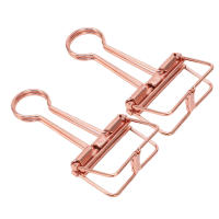 Clips De Papel Metálicos Sólidos Y Duraderos Con Buena Elasticidad Pack De 5 Clips Pequeños Para Escritorio Oficina - details 5