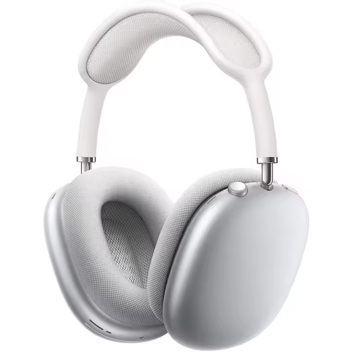 AHERO Max Auriculares Diadema Transpirable Bluetooth Calidad Premiun con Funda Almohadillas Magneticas Cascos Color Plata - 1