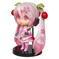 Figura De Anime Hatsune Miku Mini Ornamento De Personaje Kawaii En Rosa Y Verde Decoración Para Escritorio Adulto Juguete Regalo De Cumpleaños Para Niños - details 6