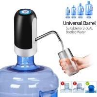 Bomba De Agua Automática USB Recargable Dispensador Eléctrico Portátil Para Botella De 5 Gallones Universal Negro/Blanco - details 3