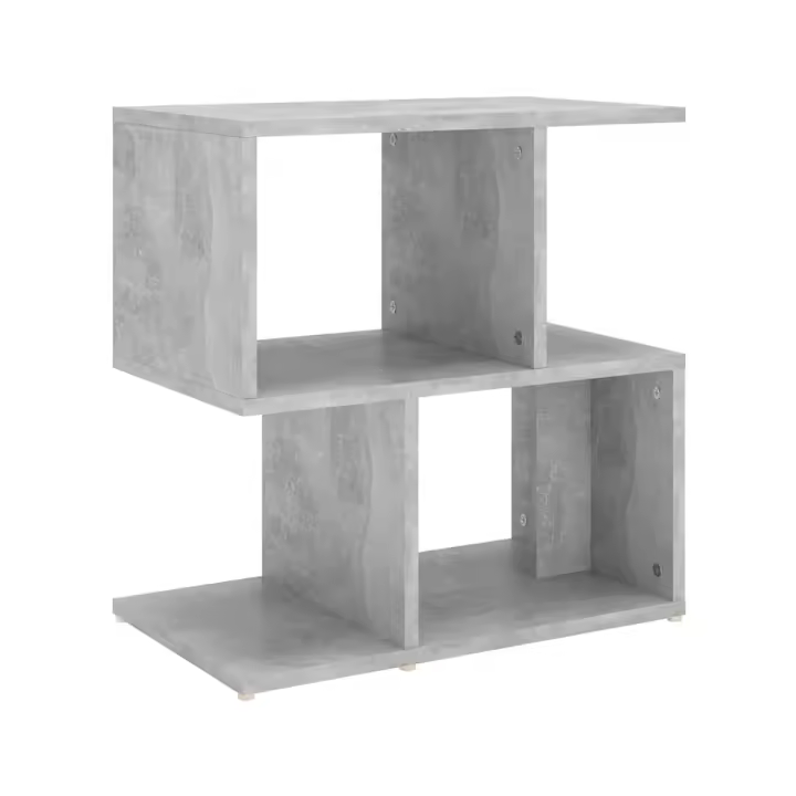 VidaXL Mueble auxiliar Guayana diseño 2 en 1  minimalista 51,5x50x30 cm - 1
