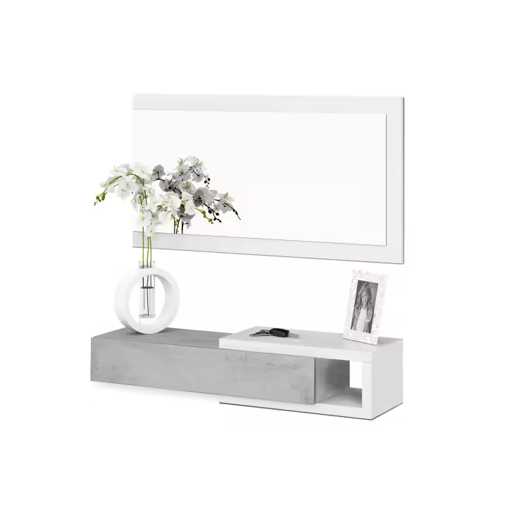 Duehome -Mueble de recibidor con espejo Noon - 1