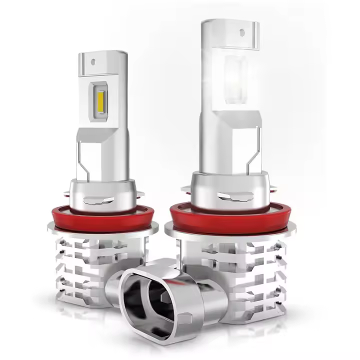 2 bombillas LED H11/H8/H9, 6500 K blanco para kit de repuesto de bombilla de faro de coche 12 V-24 V - 1