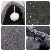 Túnel Para Gatos Ellipses Juguete Interactivo De Playa Cama Nest Dual Uso Para Cochinillos Conejos Y Ferretes Juguetes Para El Hogar Entrenamiento Para Gatitos - details 5