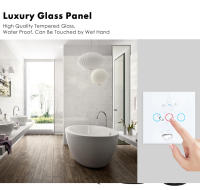 Interruptor De Pared Inteligente Wifi Tuya 1/2/3 Gang EU Con Control Remoto RF433 Compatible Con Alexa Y Google Home - details 4