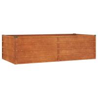 vidaXL Arriate oxidado de acero corten Dimensiones 100 x 40 x 45 cm,  100 x 40 x 77 cm,  160 x 40 x 45 cm y mas - details 2