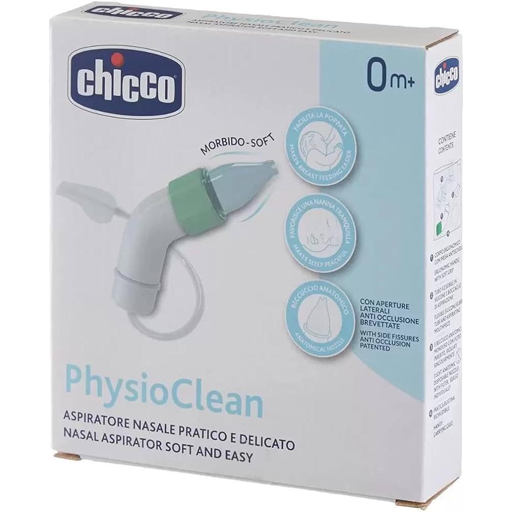 Chicco Physio Clean - Aspirador nasal con 3 sondas