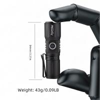 Linterna LED Recargable De Alta Potencia Con Zoom Y Luz De Banda Mini Torchillo Portátil Para Exteriores Y Hogar Tipo-C USB Compatible Con Batería 16340 - details 8