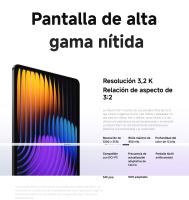 Xiaomi Pad 7 - Tablet de 11,2" 3,2K Snapdragon 7+ Gen 3, 8GB RAM, 128GB ROM, 4 Altavoces, WiFi 6E, batería de 8850 mAh, Cargador no Incluido- Versión ES - details 1