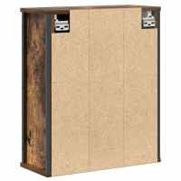 vidaXL Mueble de baño de pared con espejo roble ahumado 50x21x60 cm - details 4