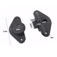 Rueda De Pared Para Puerta Deslizante De Armario Plástico Kit De Rodillo De Puerta Deslizante Para Armario Y Gabinete - details 2