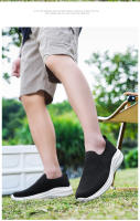 Zapatos De Vulcanización Para Hombre Moda Transpirable Zapatillas Casuales De Malla Ligeros Y Cómodos Para Exterior Y Caminar - details 18