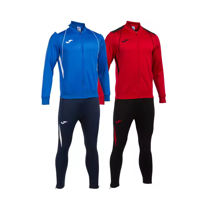Pack de 2 Chandal Hombre Joma Championship VII 103083 Royal Blanco Marino 702 y Rojo Negro 601 Suave - 1
