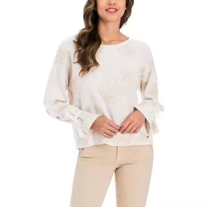 SALSA JEANS Camiseta de Manga Larga Jacquard suéter blusa para mujer - 1