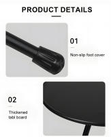 Mesa Redonda Portátil Y Desmontable WESTTUNE Para Camping Y Picnics Con Pies Ajustables Y Diseño De Aluminio Ultraligero Para Jardín Y Exterior - details 3
