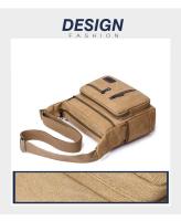 Bolso de hombro de lona para hombre, bandolera informal de viaje, de lujo, a la moda, de alta calidad - details 6
