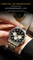 Reloj De Pulsera De Lujo Para Hombre Resistente Al Agua Con Fecha Y Luminiscencia Reloj De Cuarzo De Acero Inoxidable Deportivo Y Casual - details 3