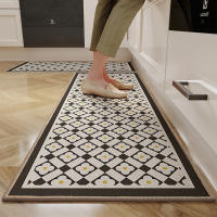 Vikama Alfombra De Cocina Impermeable Y Anti-Derrame De Velours Cristal Durable Y Resistente Al Polvo Con Patas Antideslizantes Para Sala De Estar Y Baño Fácil De Limpiar Máquina/Hand Wash - details 8