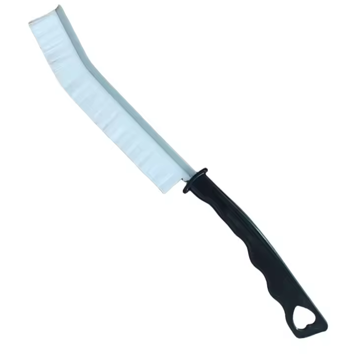 Cepillo De Limpieza Para Espacios Estrechos Y Juntas De Azulejos Cepillo Largo De Cerda Dura Para Cocina Baño Ventanas Herramienta Doméstica Para Limpieza En Angulos Difíciles - 1