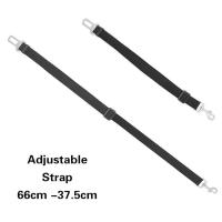 Cinturón de Seguridad para perro o gato Ancho 2.5 cm Azul y Negro, Longitud 45-75cm - ¡Protección Confiable para tus Mascotas! - details 0