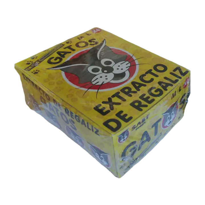 Gatos XL Regaliz Caja Barritas 85 barritas de 6 g (510 g) Saet Sweets - 1