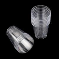 Vasos De Plástico Reutilizables Redondos 30/50X Copas Para Postres Descartables Bebidas Para Mercado Al Por Menor - details 6