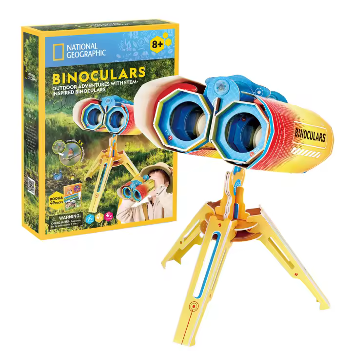 Puzzle 3D Binoculares - Puzzle 3D Niños Y Puzzle 3D Adultos | Maquetas para Montar 49 Piezas | Fácil De Montar | Puzzles 3D | Maquetas para Construir Adultos - 1