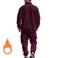 Conjunto Deportivo Casual Para Hombres Verano Otoño Invierno Con Cierre De Cremallera Y Veludo Tejido De Poliéster Talla S a XXXL - details 98