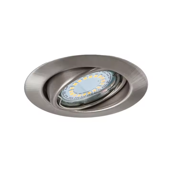 Foco Juls, Metal, Plata, 9x9x0,45 cm - 1