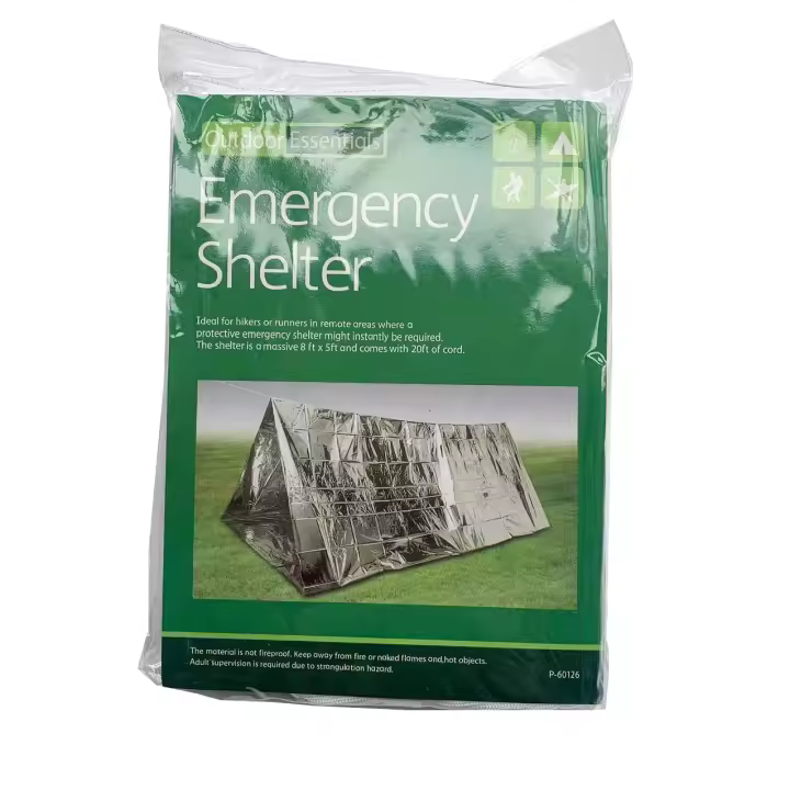 Kit De Refugio De Emergencia Para 2 Personas Bivy Tubo De Camping Saco De Dormir Térmico Manta SOS Impermeable Equipo De Supervivencia - 1