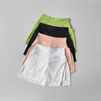 Falda De Tenis Deportiva Para Mujer Con Cintura Alta Skorts De Golf Badminton Yoga Fitness Shorts De Entrenamiento 2 En 1 Tights - details 0