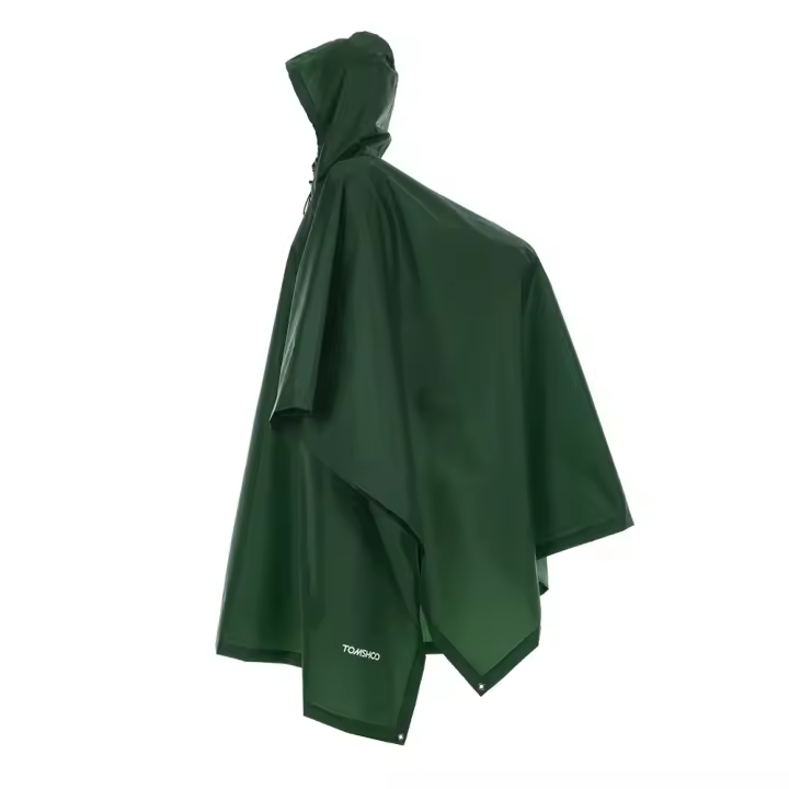 Chaleco Impermeable Multifuncional Tomshoo Con Gorro Para Senderismo Ciclismo Cubierta De Lluvia Poncho Ropa De Exterior Suministros De Camping Suelo De Tenda - 1
