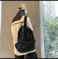 Mochila De Lona Para Mujer Gran Capacidad Estilo Vintage Para Estudiantes De Colegio Y Viajes Mochila Casual Para Damas - details 7