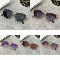 Gafas De Sol Para Mujer Estilo Vintage Con Lentejuelas Marco Metálico Moda Verano Protección UV400 Tamaños Únicos - details 3