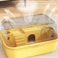Caja De Rattus Doble Capa Para Hamsters Pequeños Animales De Estilo Portátil Casa De Mascotas Para Rattus Y Cobayas - details 8