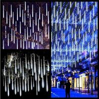 Luces De Cadenas LED Meteorito Para Decoración De Navidad Y Bodas Luces De Fairy Para Exterior Garantía De 1 Año - details 9