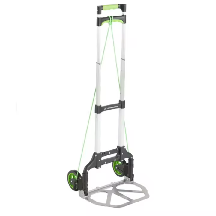 ARTEHOME  CARRETILLA  PLEGABEL ALUMINIO  con dos Ruedas ,70 kg de carga máx - 1