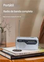 Radio para personas mayores FM/AM de doble banda, sin interferencias, sintonización mediante perilla, toma de batería externa CA/CC, volumen alto - details 0
