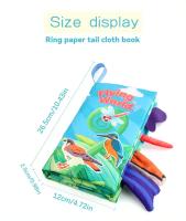 Libro de Pañales para Bebés Nuevo Juguetes Educativos de Dibujos Animados con Colas de Animales para Niños de 12 a 72 Meses Entrenamiento Visual y Auditivo Reconocimiento de Colores Material de Tela - details 0