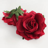 2/5Pcs Rosas Artificiales De 11CM Para Decoración De Hogar Y Jardín Decoración De Boda Y Fiesta Accesorios Para Manualidades - details 9