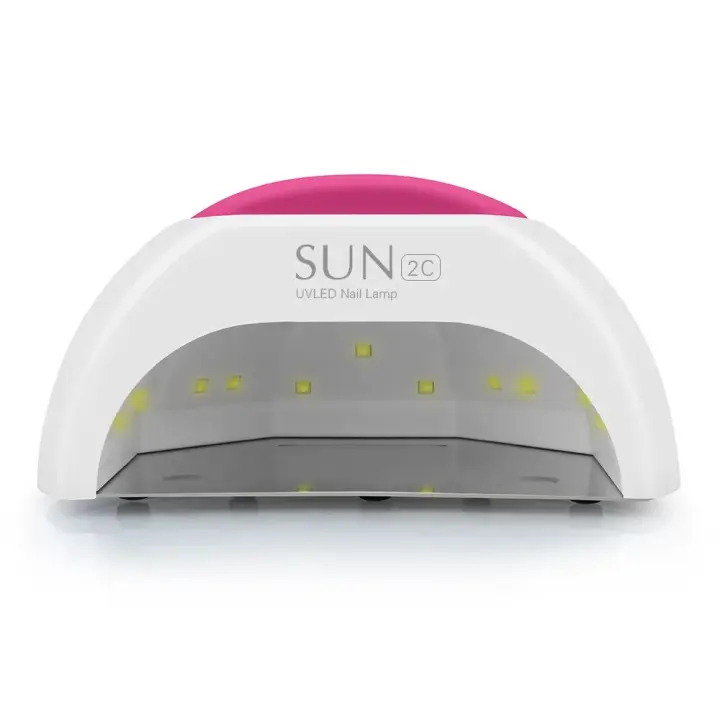 Lámpara De Uñas SUNUV SUN2C 48W Con Sensor Infrarrojo Y Almohadilla De Silicona Rosa Para Secado De Gel De Uñas UVLED Uso En Salón - 1
